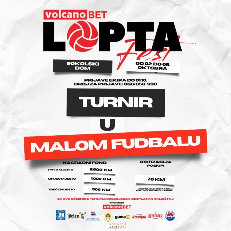 Sve spremno za Volcano Bet “Lopta fest 2023”